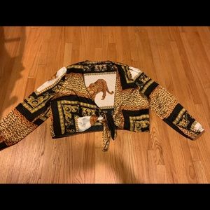 Crop top from Boohoo